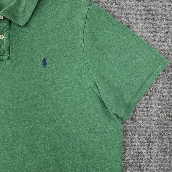 Polo Ralph Lauren Shirt Mens XXL Green Polo Short Sleeve Classic Fit Preppy - Picture 7 of 16